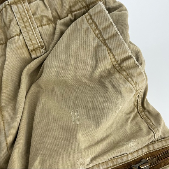 Trailer Pants Mens 38x32 Tan Cargo Heavyweight Wide Leg Baggy Skater Y2K Utility - Picture 3 of 9